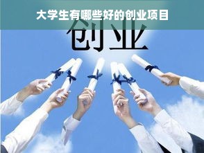 大学生有哪些好的创业项目