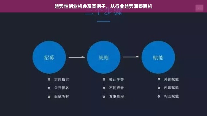 趋势性创业机会及其例子，从行业趋势洞察商机