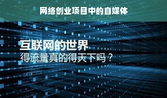 网络创业项目中的自媒体