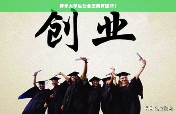 春季大学生创业项目有哪些？