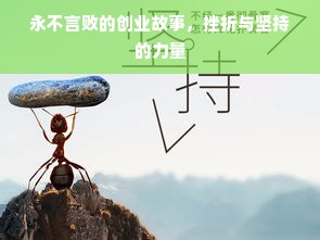 永不言败的创业故事，挫折与坚持的力量