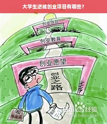 大学生进城创业项目有哪些？