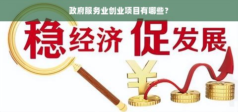 政府服务业创业项目有哪些？