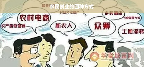 农民创业的四种方式