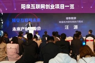 阳泉互联网创业项目一览