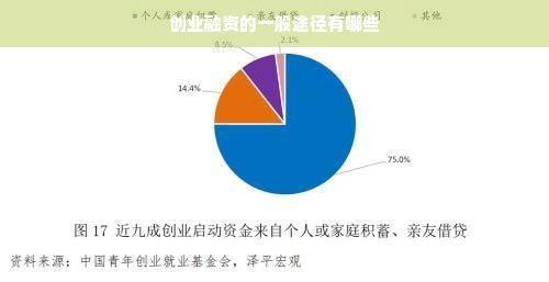 创业融资的一般途径有哪些