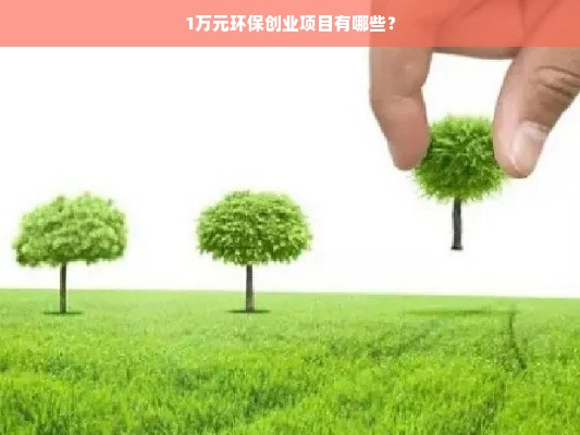 1万元环保创业项目有哪些？