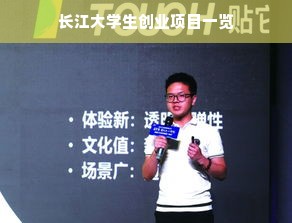 长江大学生创业项目一览