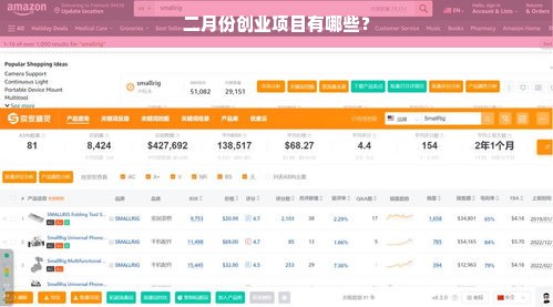 二月份创业项目有哪些？