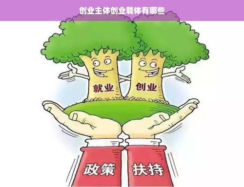 创业主体创业载体有哪些