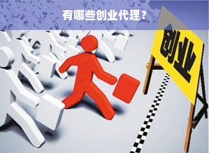 有哪些创业代理？