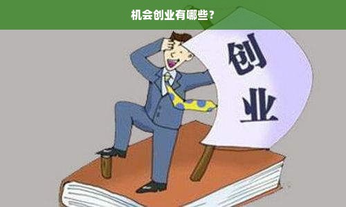 机会创业有哪些？