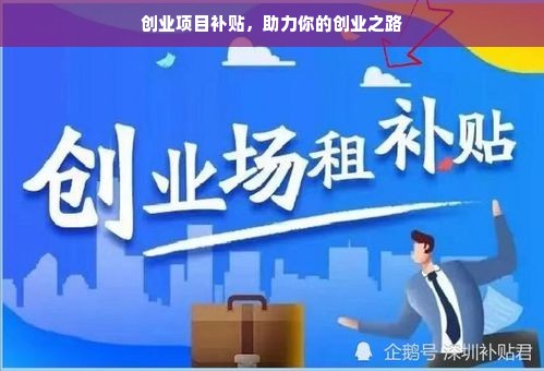 创业项目补贴，助力你的创业之路