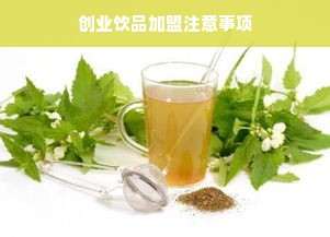 创业饮品加盟注意事项