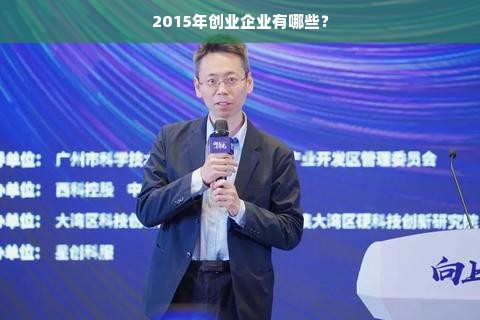 2015年创业企业有哪些？