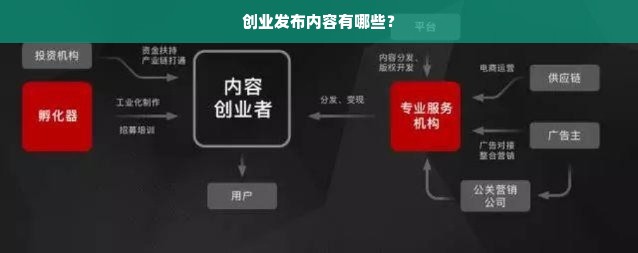 创业发布内容有哪些？