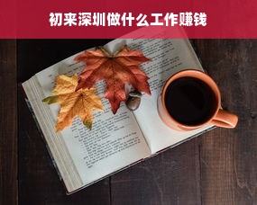 初来深圳做什么工作赚钱