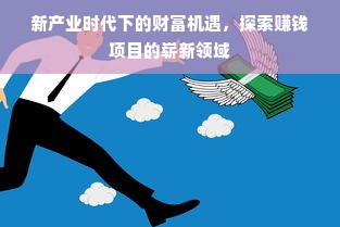 新产业时代下的财富机遇，探索赚钱项目的崭新领域