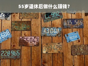 55岁退休后做什么赚钱？