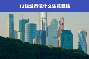 12线城市做什么生意赚钱