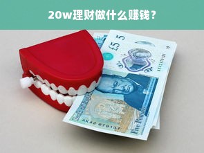 20w理财做什么赚钱？