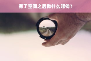 有了空间之后做什么赚钱？