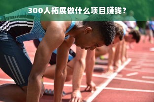 300人拓展做什么项目赚钱？