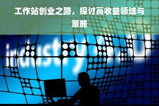 工作站创业之路，探讨高收益领域与策略