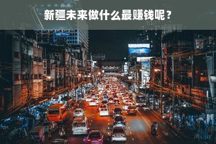 新疆未来做什么最赚钱呢？