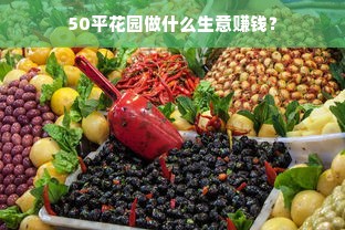 50平花园做什么生意赚钱？