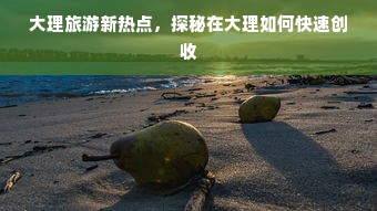 大理旅游新热点，探秘在大理如何快速创收