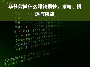 毕节能做什么赚钱最快，策略、机遇与挑战