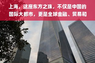 上海，这座东方之珠，不仅是中国的国际大都市，更是全球金融、贸易和商业活动的中心。在这里，商机无处不在，但要想快速赚钱，就需要具备敏锐的商业洞察力和高效的执行力。以下是在上海赚钱的一些策略和建议。