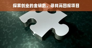 探索创业的金钥匙，寻找高回报项目