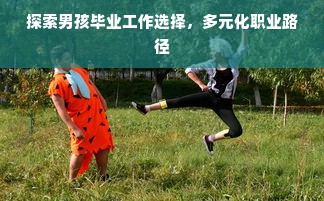 探索男孩毕业工作选择，多元化职业路径